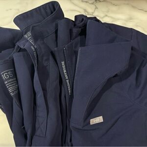 Six Figs Navy Blue Scrub Tops